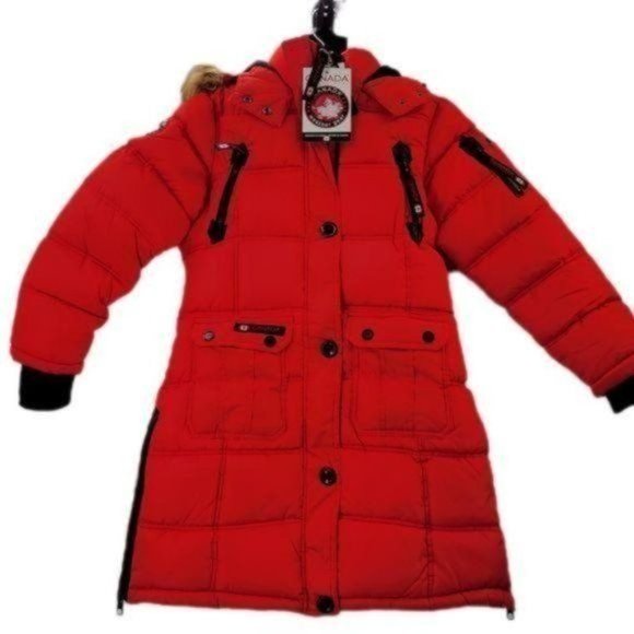 Canada Other - Canada Weather Gear Red Winter Coat - Long-Length Parka